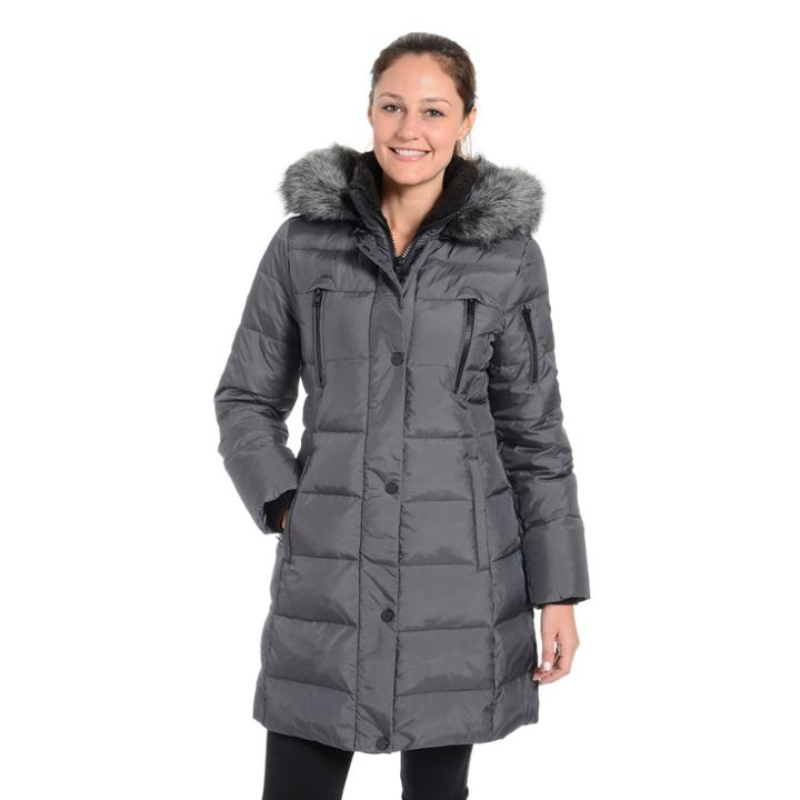 Women's Fleet Street Down Jacket, Size: Small, Med Blue