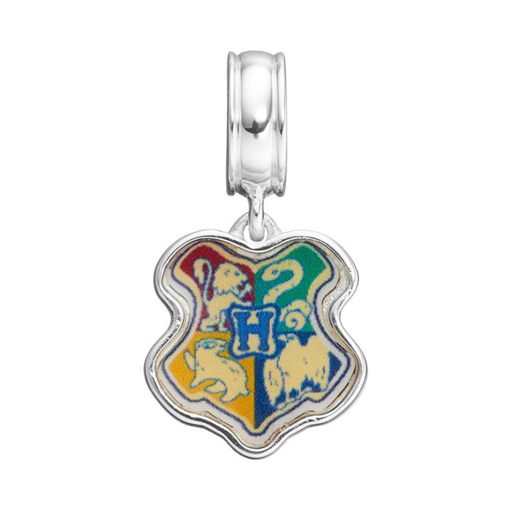 Harry Potter Sterling Silver Hogwarts Crest Charm, Women's, Multicolor