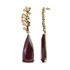 Gs By Gemma Simone Royal Jewels Collection Diana Drop Earrings, Women's, Purple