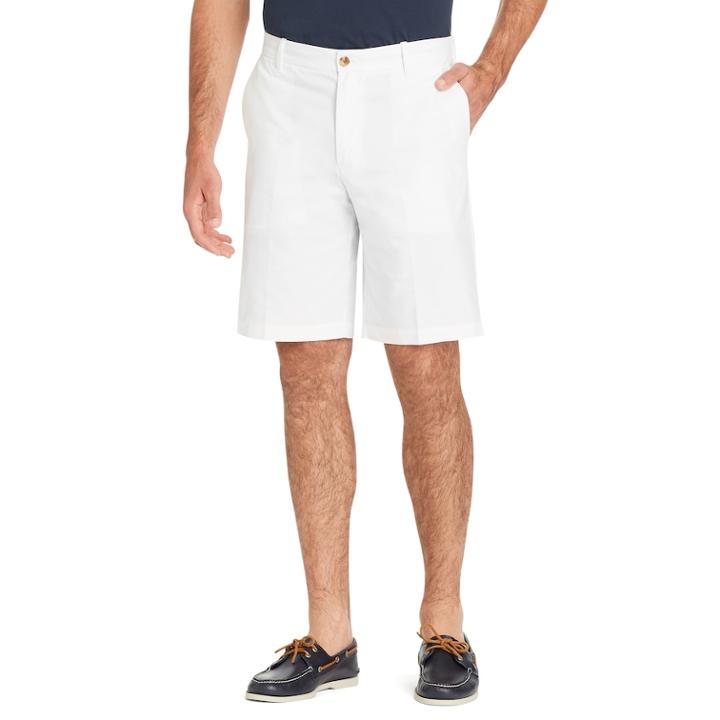 Men's Izod Newport Classic-fit Oxford Stretch Shorts, Size: 38, White