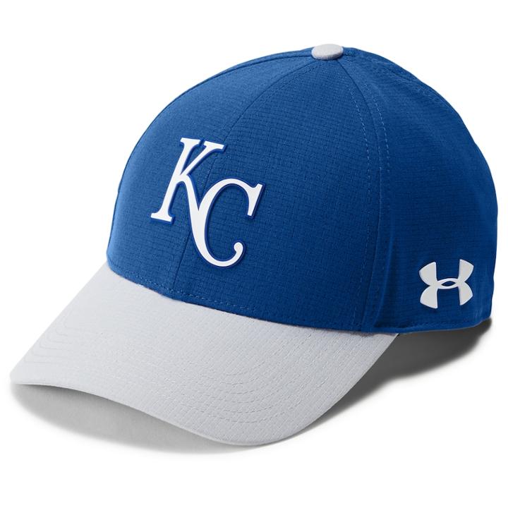 Men's Under Armour Kansas City Royals Driving Adjustable Cap, Blue Alt