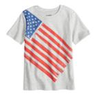 Boys 4-10 Jumping Beans&reg; Flag Jersey Graphic Tee, Size: 7, Light Grey