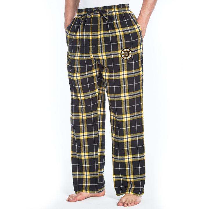 Men's Concepts Sport Boston Bruins Huddle Lounge Pants, Size: Small, Black