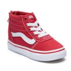 Vans Ward Zip Toddlers' High Top Sneakers, Boy's, Size: 10 T, Med Red