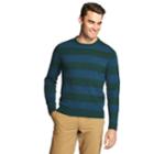 Men's Izod Newport Classic-fit Rugby-striped Crewneck Sweater, Size: Xxl, Brt Green