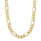 Everlasting Gold Men's 14k Gold Figaro Chain Necklace - 22 In, Size: 22