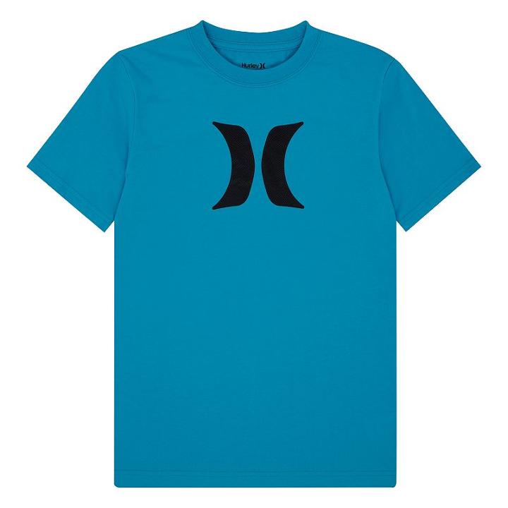 Boys 8-20 Hurley Icon Tee, Boy's, Size: Large, Brt Blue