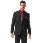 Men's Haggar&reg; Straight-fit Suit Jacket, Size: 44 Short, Black