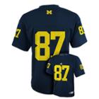 Adidas Michigan Wolverines Replica Football Jersey - Boys 4-7, Size: Medium, Blue (navy)