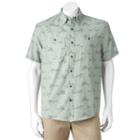 Men's Coleman Classic-fit Textured Performance Button-down Guide Shirt, Size: Large, Lt Green