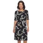 Women's Croft & Barrow&reg; Print Sheath Dress, Size: Medium, Lt Beige