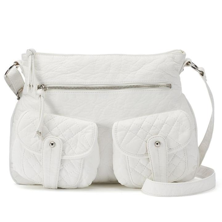 Candie's&reg; Bailey Quilted Hobo, Women's, White