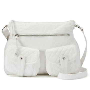 Candie's&reg; Bailey Quilted Hobo, Women's, White