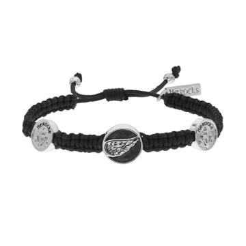 He Rocks Angel Wings Corded Bolo Bracelet, Women's, Size: 9, Multicolor