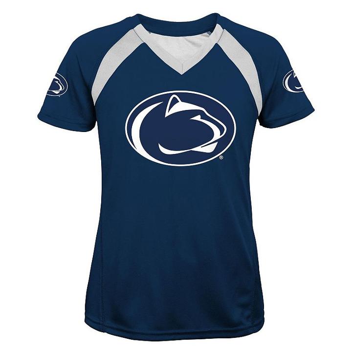 Girls 7-16 Penn State Nittany Lions Fashion Tee, Girl's, Size: S(7-8), Blue (navy)