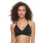 Women's S.o.s. Sun Ocean Sand Wrap Bra-sized Halter Bikini Top, Size: 34 B/c, Black