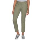 Juniors' Candie's&reg; Marilyn Ankle Pants, Girl's, Size: 0, Med Green