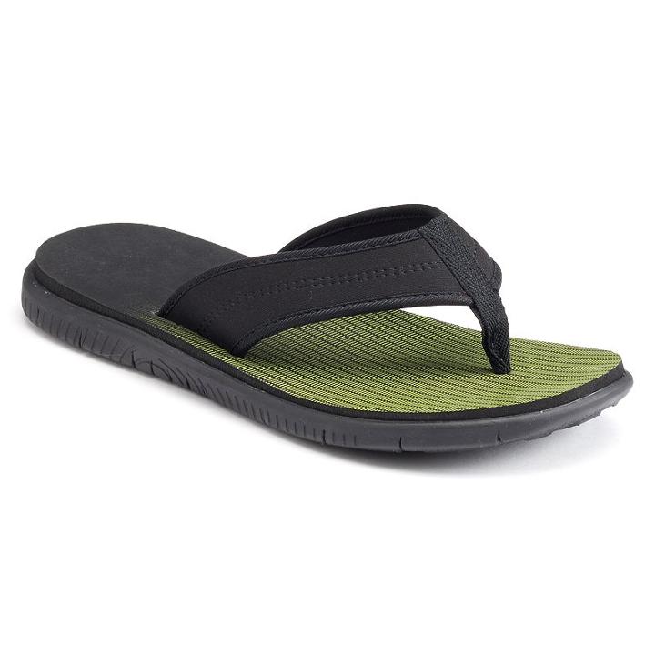 Men's Tek Gear&reg; Stretch Flip-flops, Size: Large, Oxford