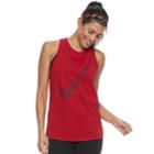Women's Nike Dry Training Swoosh Graphic Tank, Size: Xs, Light Pink