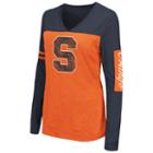 Women's Campus Heritage Syracuse Orange Distressed Graphic Tee, Size: Large, Drk Orange