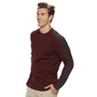 Big & Tall Van Heusen Classic-fit Fleece Sweater, Men's, Size: 2xb, Drk Purple