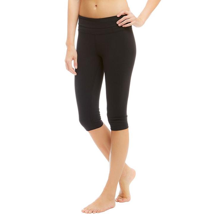 Women's Marika Ava Kicker Capri Leggings, Size: Small, Black