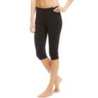 Women's Marika Ava Kicker Capri Leggings, Size: Small, Black