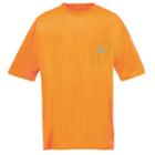 Men's Caterpillar High-visibility Pocket Tee, Size: Large, Orange