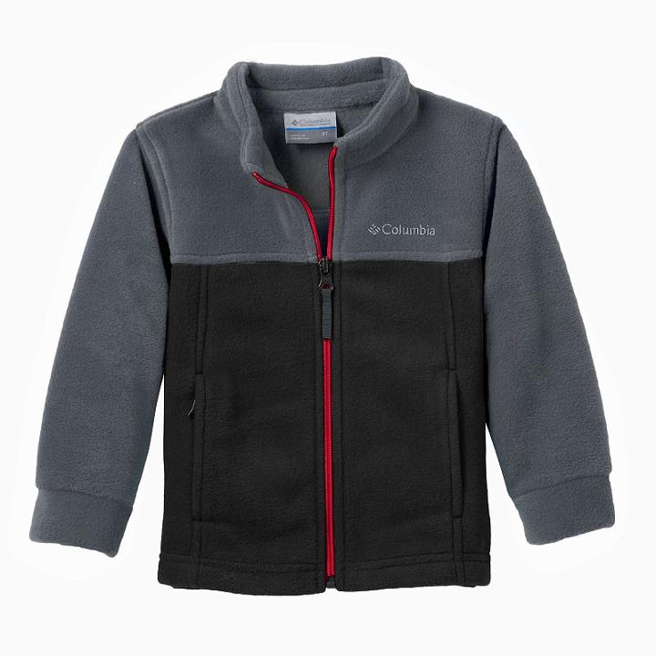 Boys 4-7 Columbia Fleece Jacket, Size: 6-7, Grey (charcoal)
