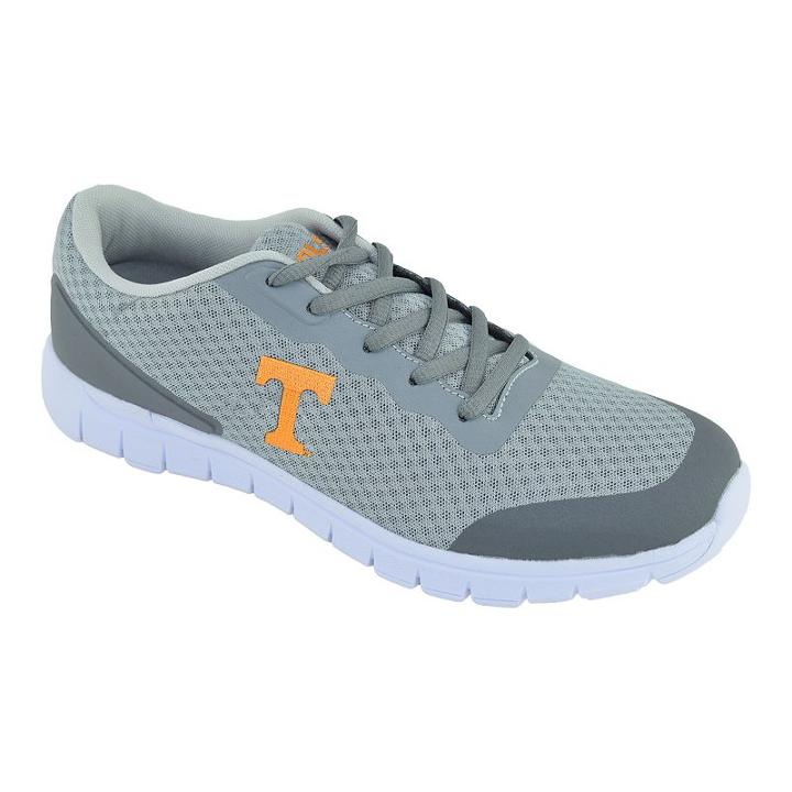 Men's Tennessee Volunteers Easy Mover Athletic Tennis Shoes, Size: 12, Grey