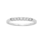 Igl Certified Diamond Wedding Ring In 14k Gold (1/4 Carat T.w.), Women's, Size: 8, White