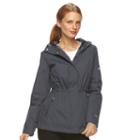 Women's Free Country Hooded Reversible Anorak Jacket, Size: Large, Grey