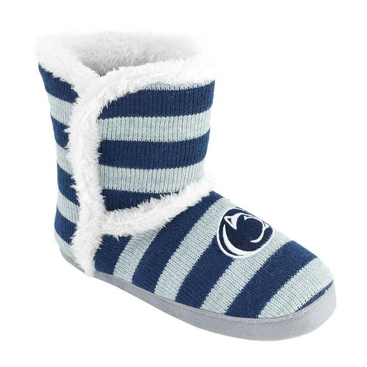 Women's Penn State Nittany Lions Striped Boot Slippers, Size: Xl, Team