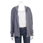 Juniors' Grayson Threads Hooded French Terry Cardigan, Teens, Size: Large, Oxford