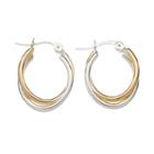 Apt. 9&reg; Twist Oval-hoop Earrings, Women's, Multicolor
