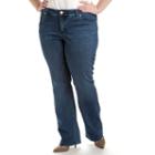 Plus Size Lee Bootcut Jeans, Women's, Size: 18 - Regular, Dark Blue