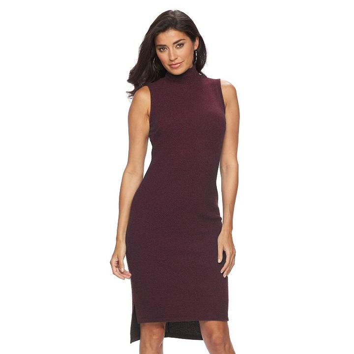 Women's Apt. 9&reg; Mockneck Sheath Dress, Size: Small, Oxford