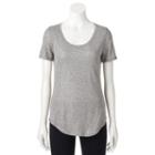 Women's Juicy Couture Foil Dot Tee, Size: Medium, Med Grey