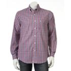 Dockers&reg; Plaid Woven Casual Button-down Shirt - Men, Size: Small, Purple