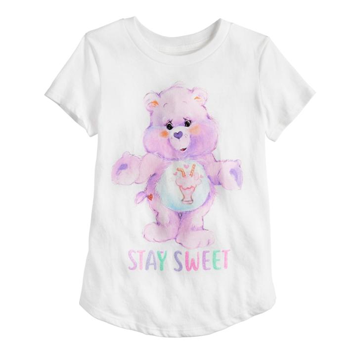 Girls 4-10 Jumping Beans&reg; Care Bears Stay Sweet Graphic Tee, Size: 6x, White