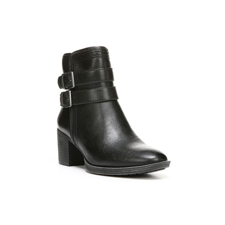 Naturalsoul By Naturalizer Zarna Women's Ankle Boots, Size: Medium (9.5), Black