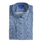 Men's Apt. 9&reg; Slim-fit Premier Flex Collar Stretch Dress Shirt, Size: 17-34/35, Blue (navy)