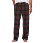 Men's Croft & Barrow&reg; Ultra Soft Fleece Lounge Pants, Size: Small, Red