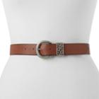 Women's Relic Floral Cutout Belt, Size: Xl, Med Brown