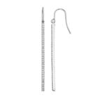 1 Carat T.w. Diamond 14k Gold Stick Drop Earrings, Women's, White