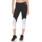 Women's Fila Sport&reg; Mesh Panel Capri Leggings, Size: Large, Oxford