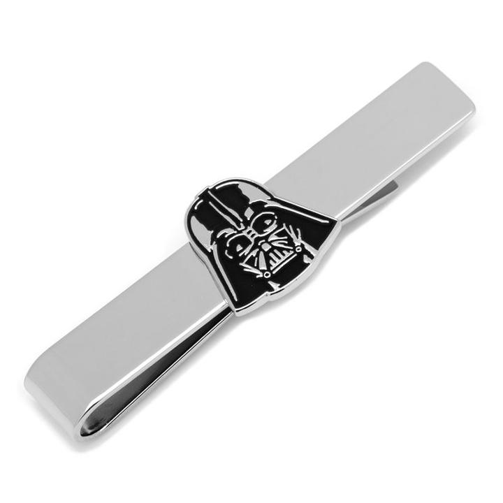 Star Wars Darth Vader Recessed Matte Tie Bar, Men's, Silver