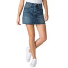 Juniors' Denizen From Levi's Fray Hem Mini Jean Skirt, Teens, Size: 5, Blue