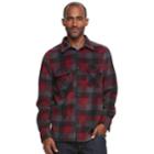 Men's Croft & Barrow&reg; Arctic Fleece Shirt Jacket, Size: Xl, Dark Red
