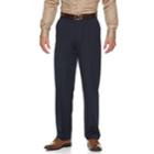 Big & Tall Croft & Barrow&reg; Essential Classic-fit Flat-front Dress Pants, Men's, Size: 46x30, Blue